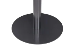 Tavolo da bar MORELLA Nero/Marrone scuro 80 cm 80 cm