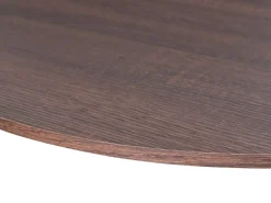 Tavolo da bar MORELLA Nero/Marrone scuro 80 cm 80 cm