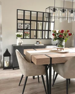 Tavolo da pranzo ADENA Grigio effetto cemento 150 cm 90 cm