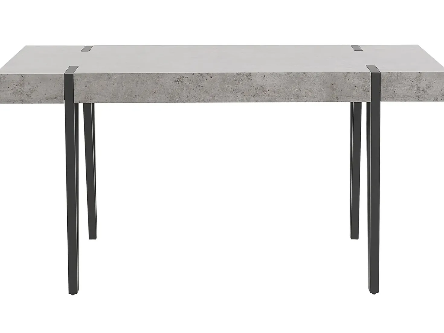 Tavolo da pranzo ADENA Grigio effetto cemento 150 cm 90 cm