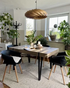 Tavolo da pranzo ADENA Marrone chiaro 150 cm 90 cm