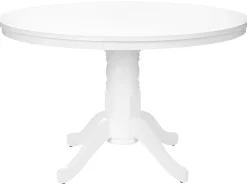Tavolo da pranzo AKRON Bianco 120 cm 120 cm