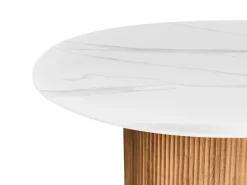 Tavolo da pranzo ALBINA Marmo bianco 120 cm 120 cm