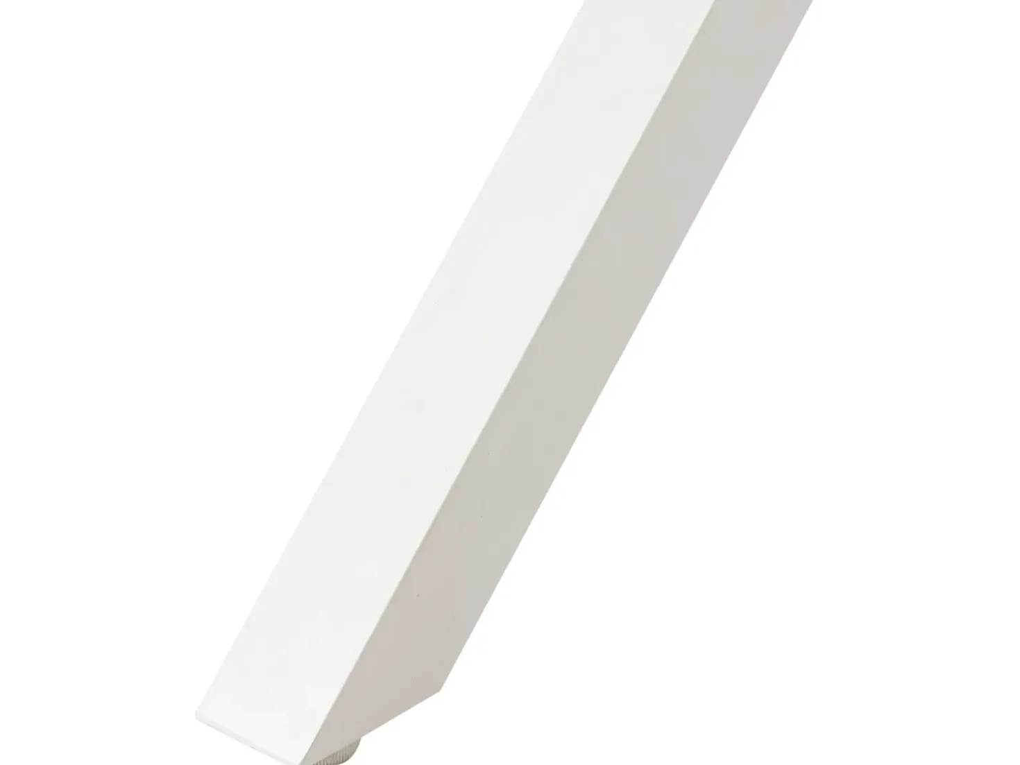 Tavolo da pranzo allungabile da giardino FANES 184/242 cm 90 cm Metallo Bianco