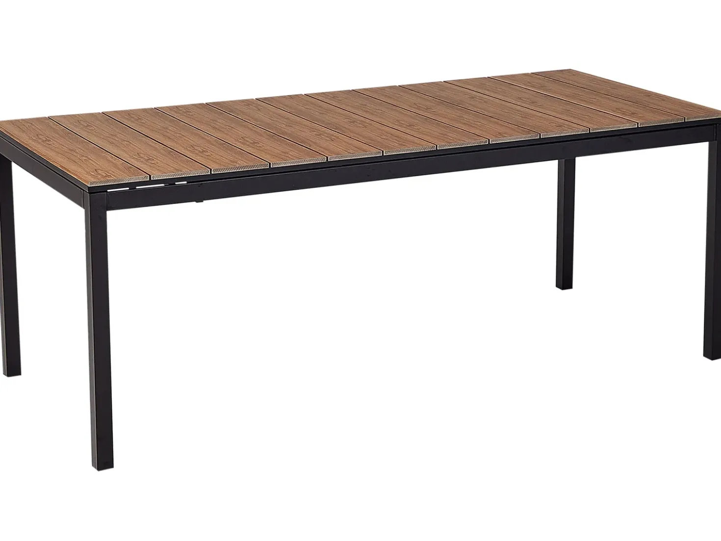 Tavolo da pranzo allungabile da giardino TOFANE 198/248 cm 90 cm Marrone