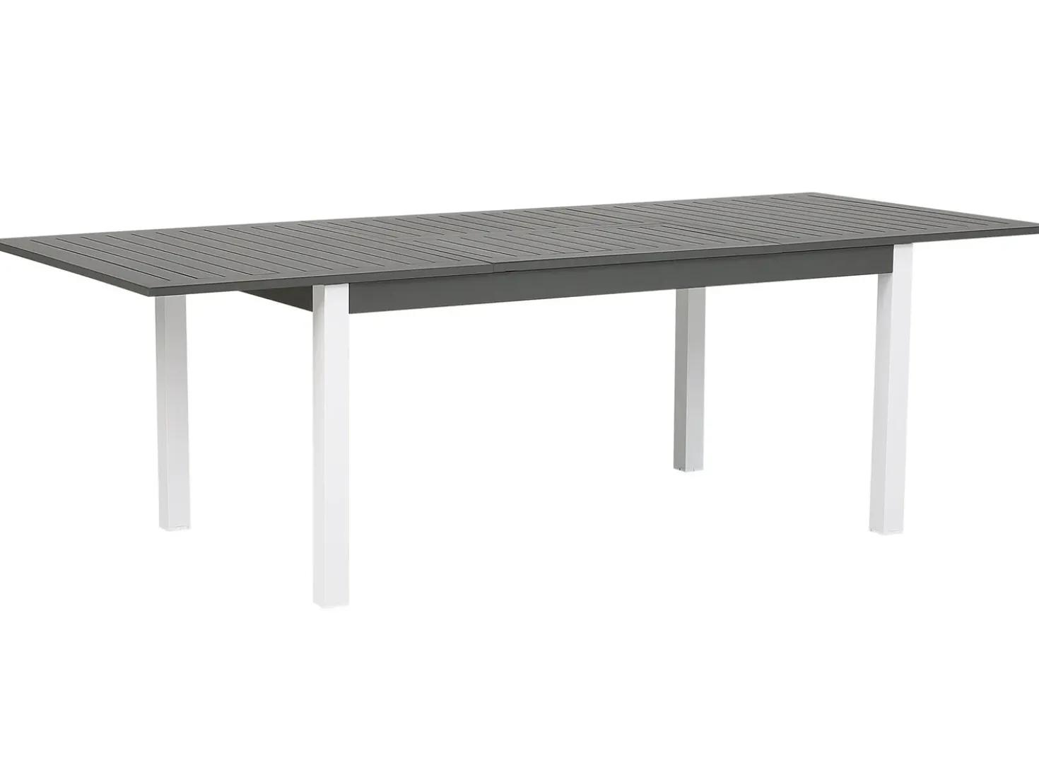 Tavolo da pranzo allungabile da giardino PANCOLE 168/248 cm 100 cm Metallo Grigio