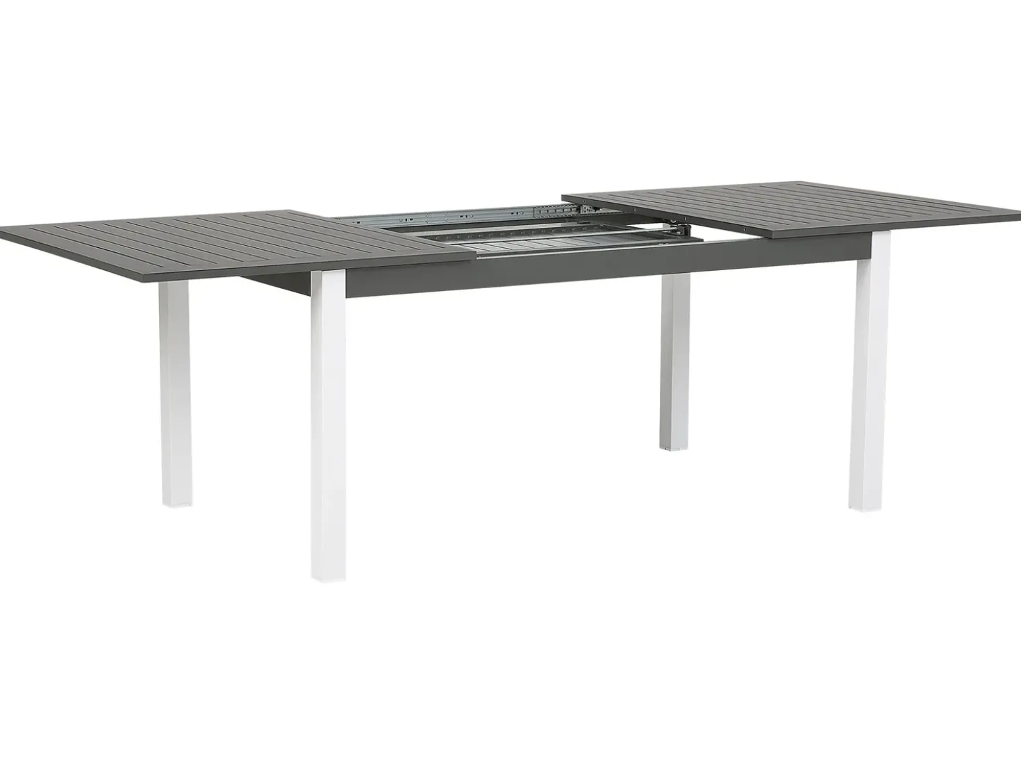 Tavolo da pranzo allungabile da giardino PANCOLE 168/248 cm 100 cm Metallo Grigio