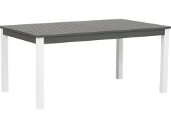 Tavolo da pranzo allungabile da giardino PANCOLE 168/248 cm 100 cm Metallo Grigio