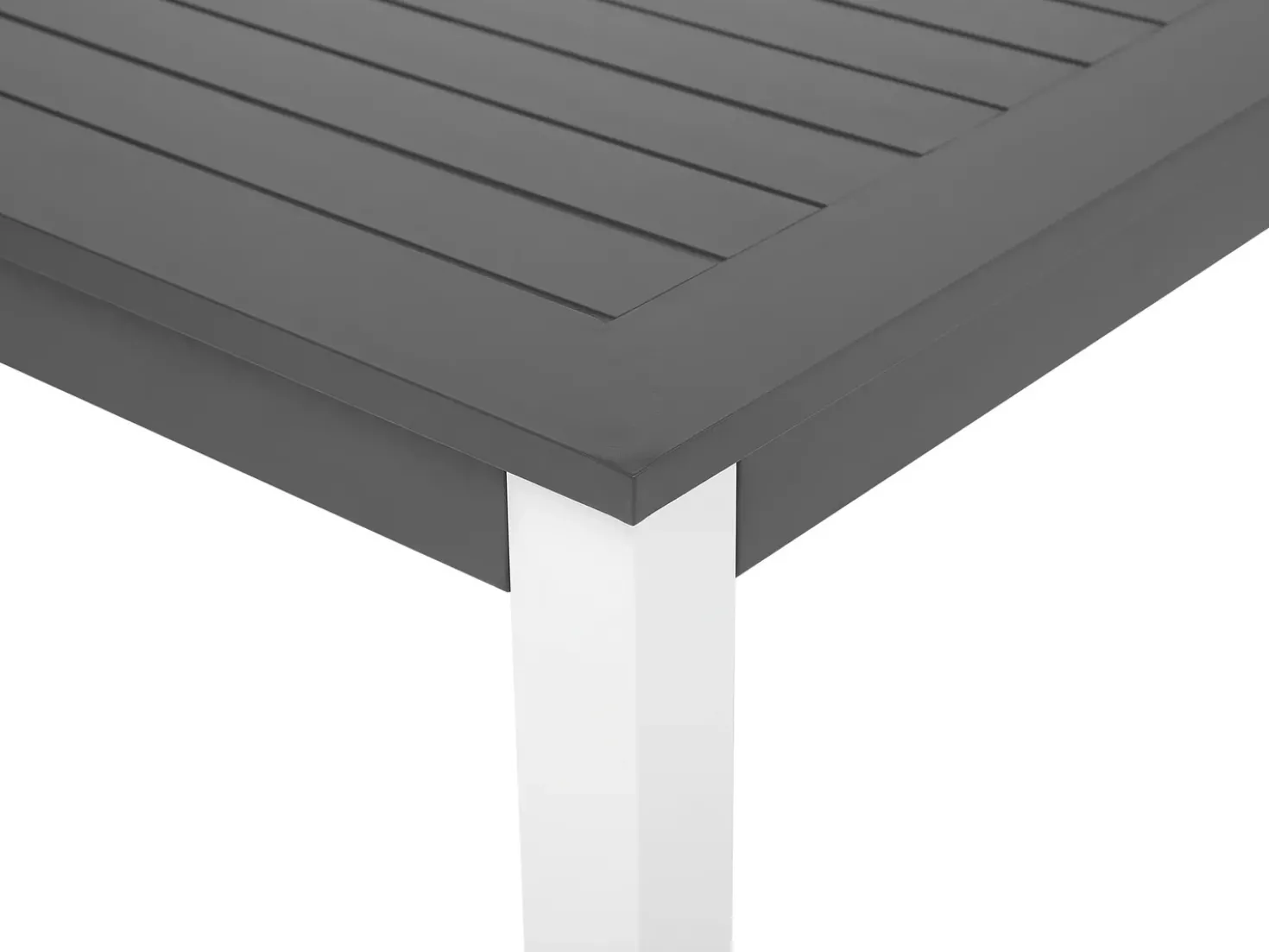 Tavolo da pranzo allungabile da giardino PANCOLE 168/248 cm 100 cm Metallo Grigio