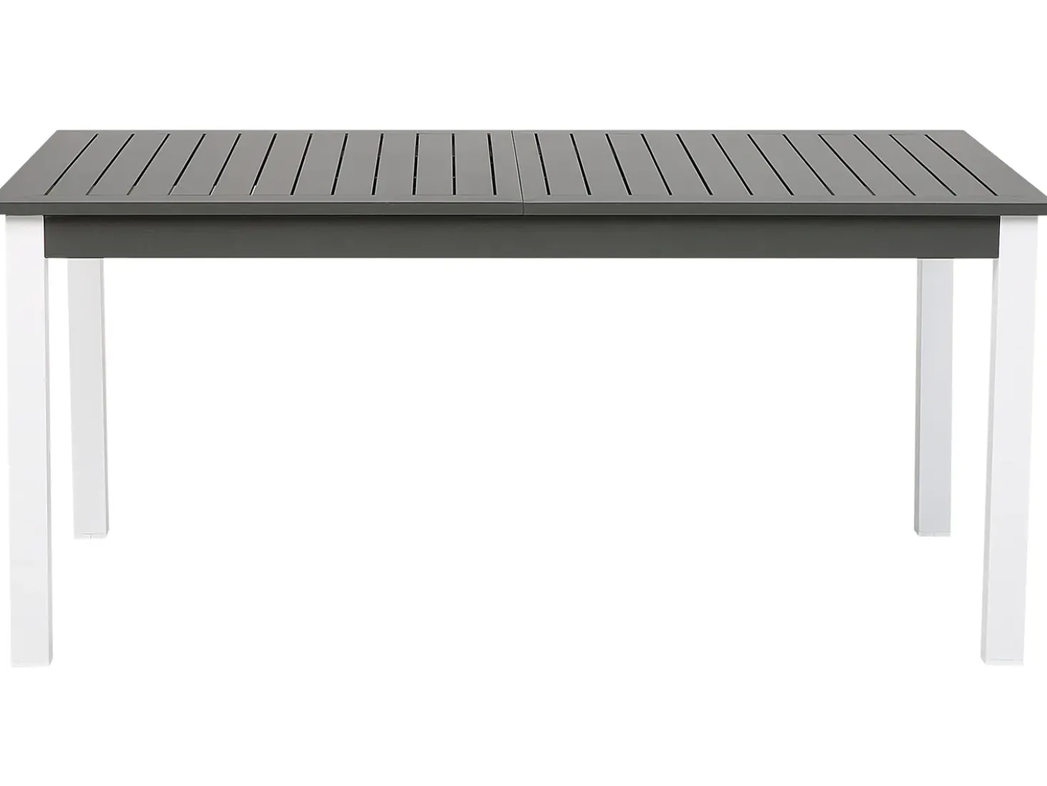 Tavolo da pranzo allungabile da giardino PANCOLE 168/248 cm 100 cm Metallo Grigio