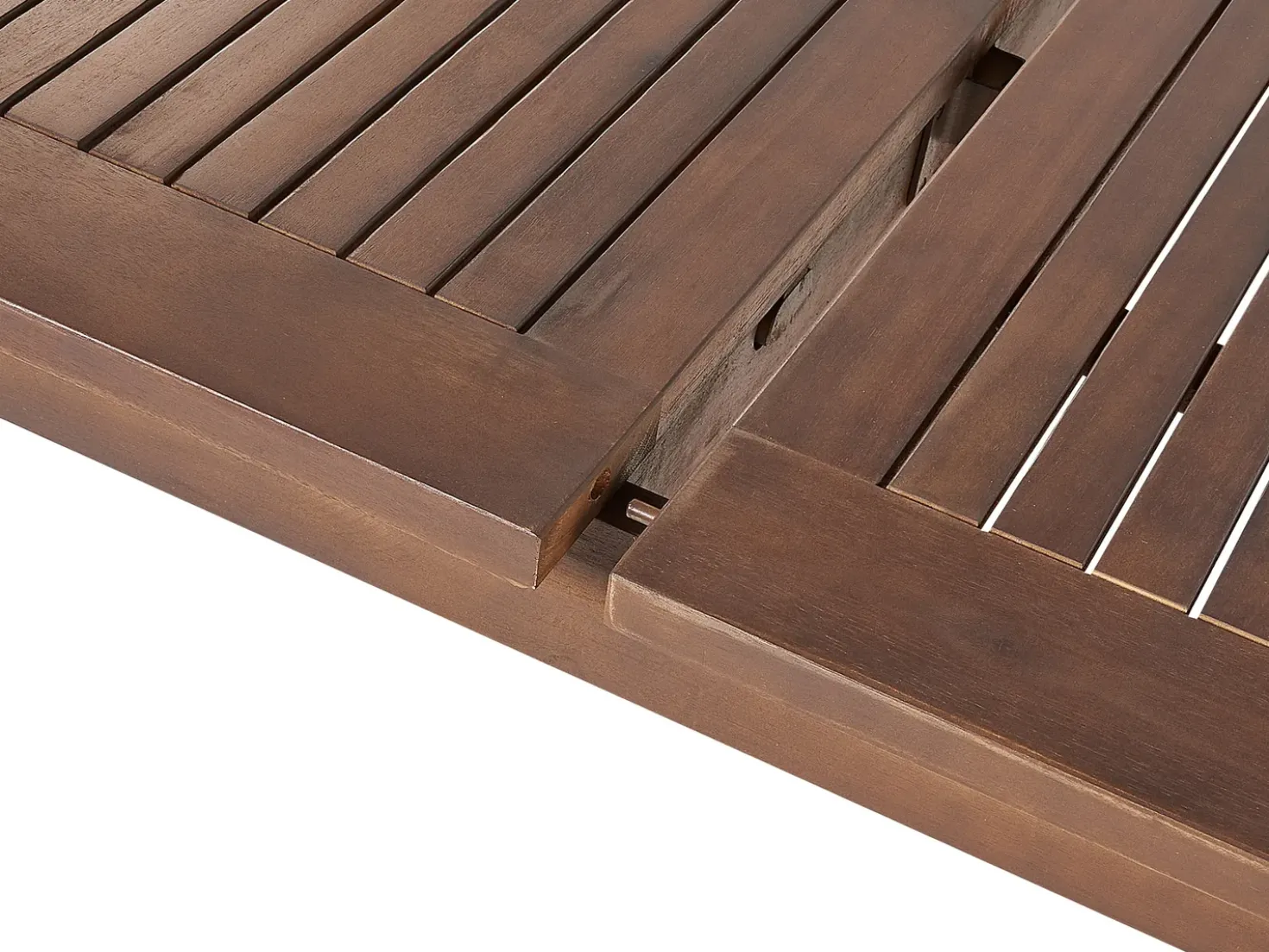 Tavolo da pranzo allungabile da giardino CESANA 180/240 cm 100 cm Legno d'acacia Marrone scuro