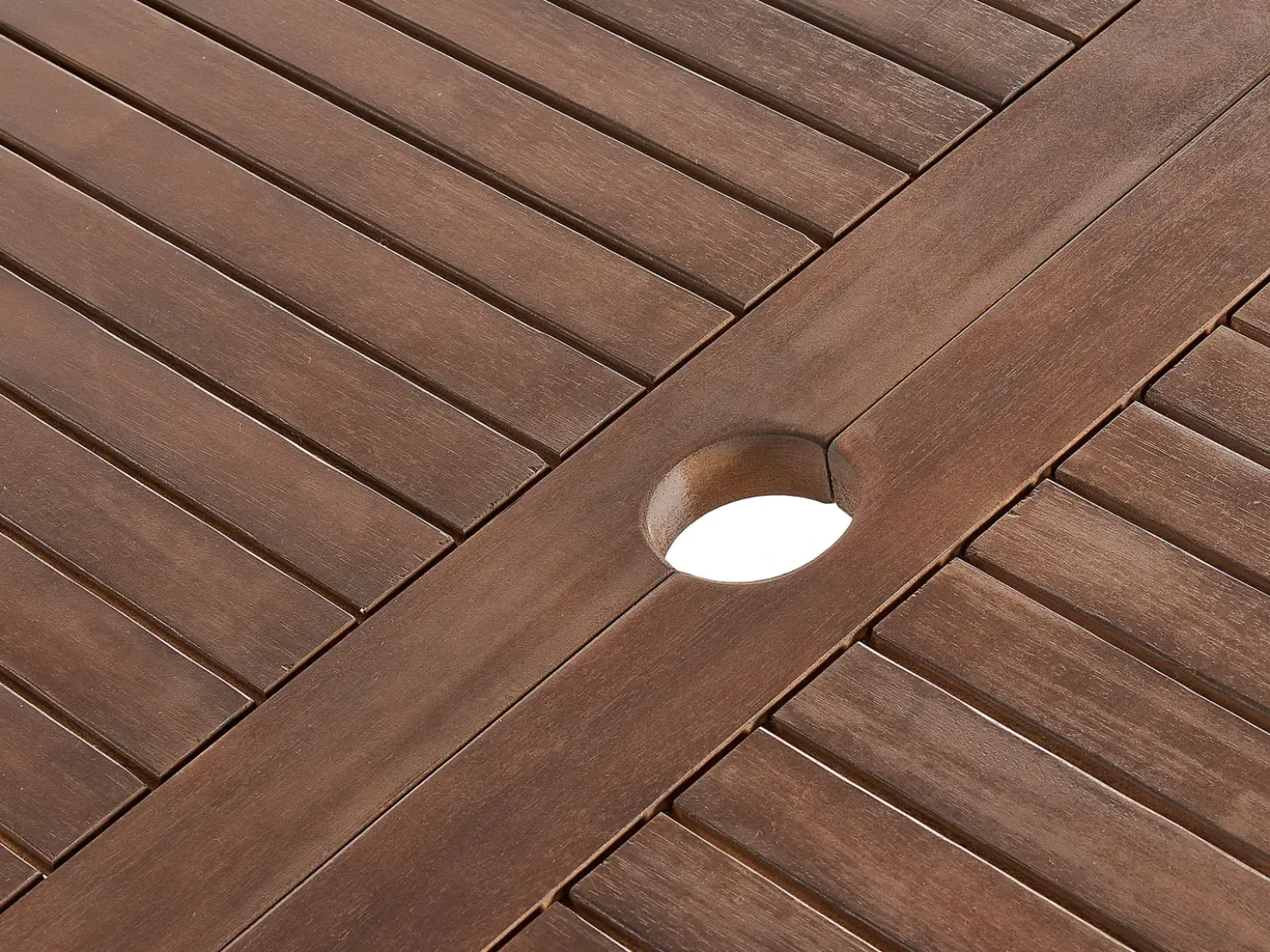 Tavolo da pranzo allungabile da giardino CESANA 180/240 cm 100 cm Legno d'acacia Marrone scuro