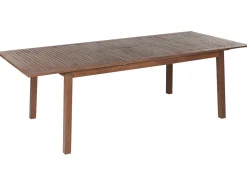 Tavolo da pranzo allungabile da giardino CESANA 180/240 cm 100 cm Legno d'acacia Marrone scuro