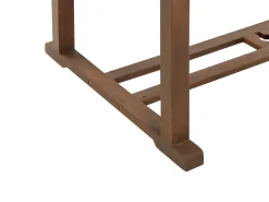 Tavolo da pranzo allungabile da giardino AMANTEA 160/220 cm 90 cm Legno d'acacia Marrone scuro