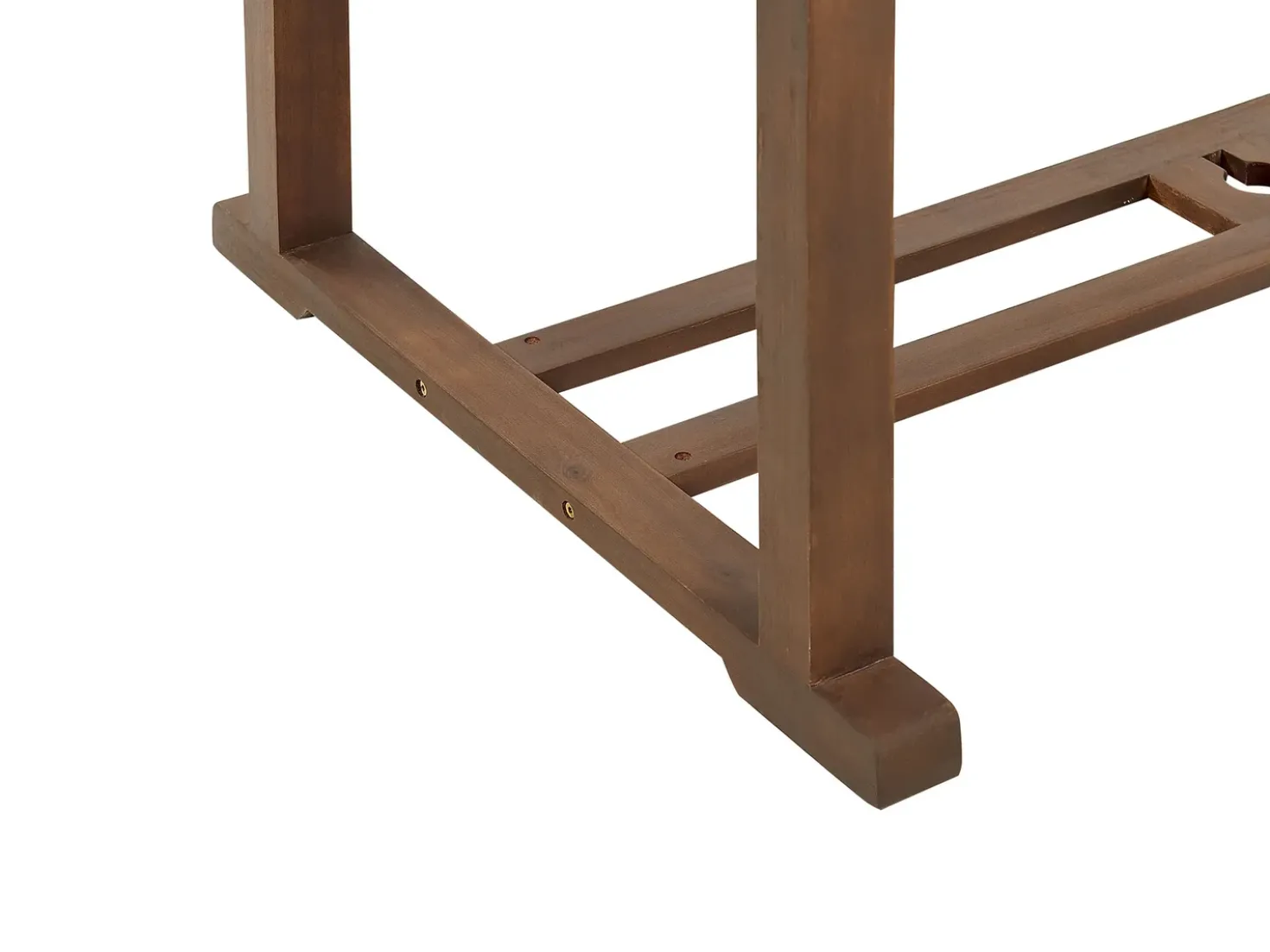 Tavolo da pranzo allungabile da giardino AMANTEA 160/220 cm 90 cm Legno d'acacia Marrone scuro