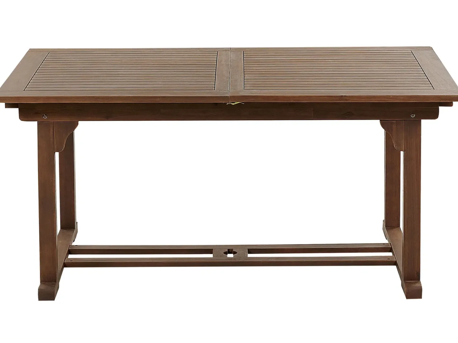Tavolo da pranzo allungabile da giardino AMANTEA 160/220 cm 90 cm Legno d'acacia Marrone scuro