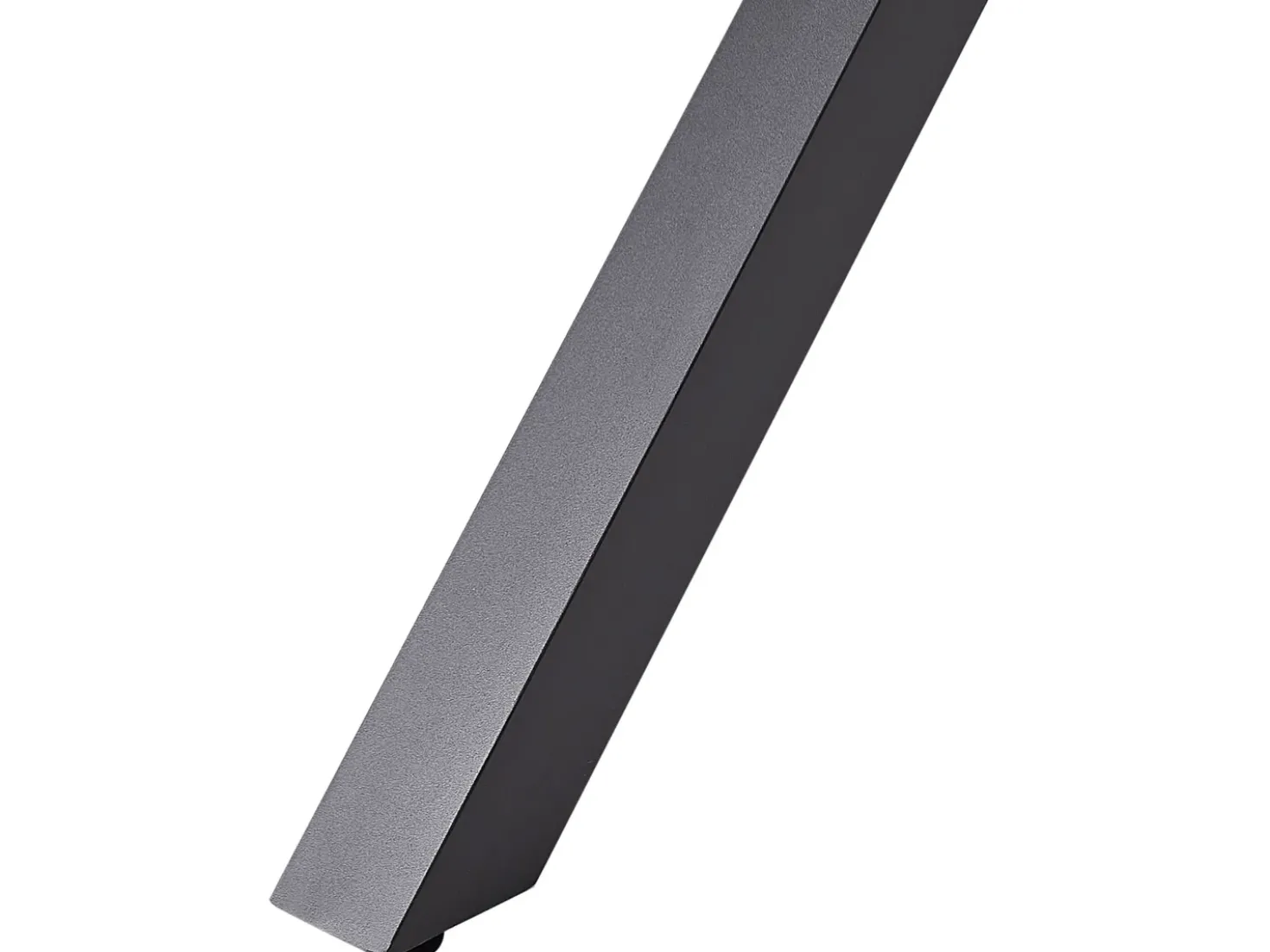 Tavolo da pranzo allungabile da giardino FANES 184/242 cm 90 cm Metallo Grigio grafite