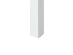 Tavolo da pranzo allungabile da giardino SKALOMA 180/240 cm 90 cm Metallo Bianco