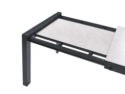 Tavolo da pranzo allungabile da giardino BINASCO 160/220 cm 90 cm Beige