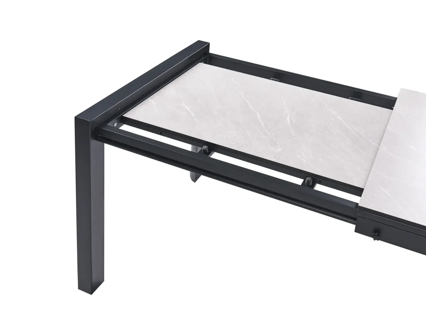 Tavolo da pranzo allungabile da giardino BINASCO 160/220 cm 90 cm Beige