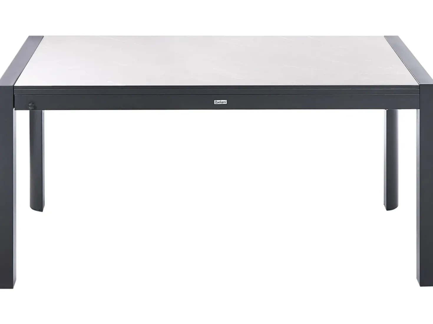Tavolo da pranzo allungabile da giardino BINASCO 160/220 cm 90 cm Beige