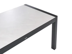 Tavolo da pranzo allungabile da giardino BINASCO 160/220 cm 90 cm Beige