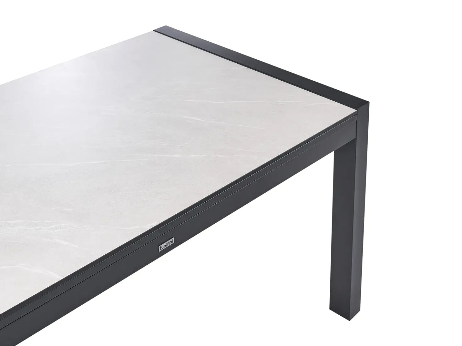 Tavolo da pranzo allungabile da giardino BINASCO 160/220 cm 90 cm Beige