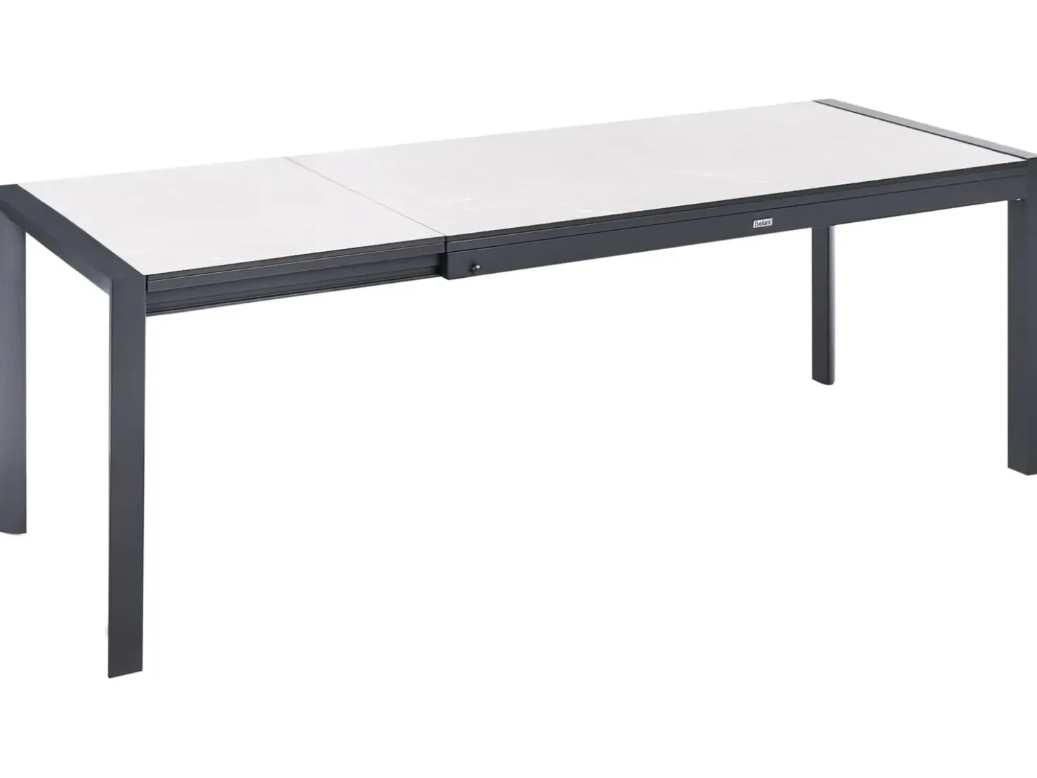 Tavolo da pranzo allungabile da giardino BINASCO 160/220 cm 90 cm Beige