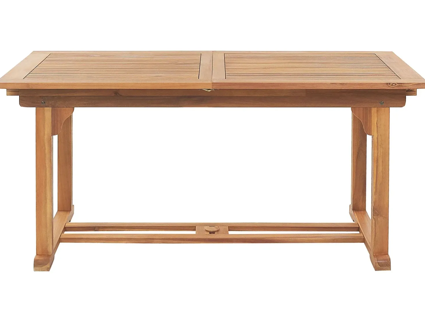 Tavolo da pranzo allungabile da giardino JAVA 160/220 cm 90 cm Legno d'acacia Marrone chiaro