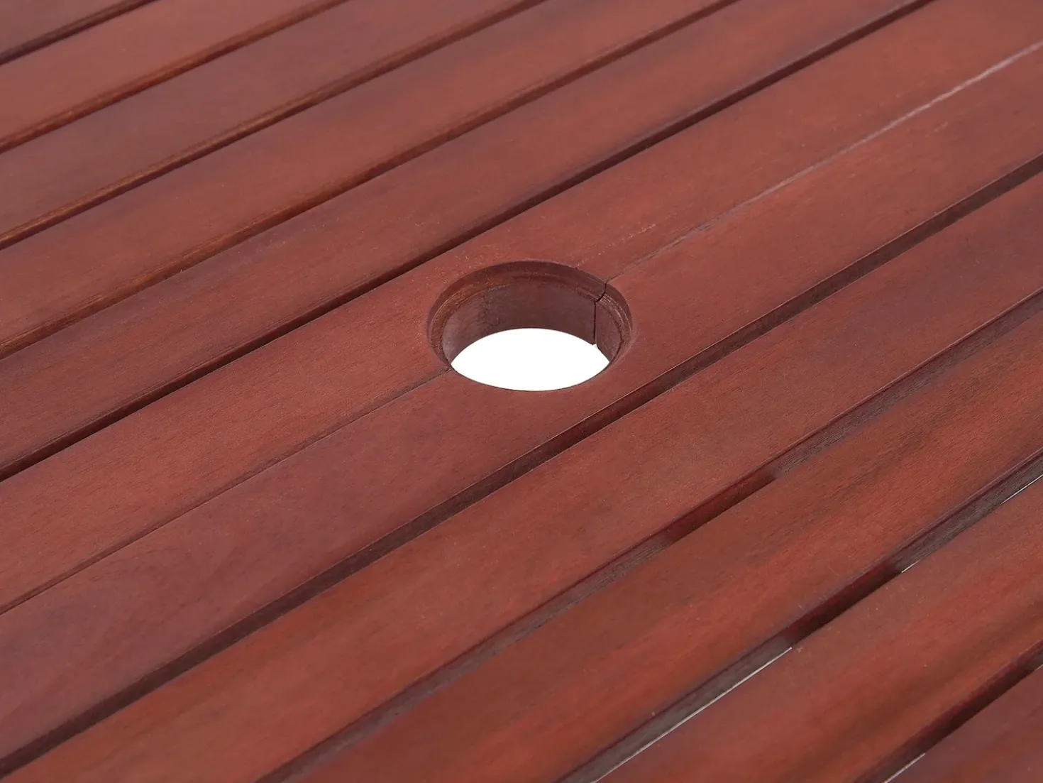 Tavolo da pranzo allungabile da giardino TOSCANA 160/220 cm 90 cm Legno d'acacia Marrone scuro