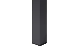 Tavolo da pranzo allungabile da giardino ARDESIO 160/220 cm 90 cm Metallo Grigio scuro