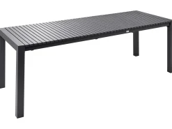 Tavolo da pranzo allungabile da giardino ARDESIO 160/220 cm 90 cm Metallo Grigio scuro