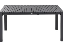 Tavolo da pranzo allungabile da giardino ARDESIO 160/220 cm 90 cm Metallo Grigio scuro
