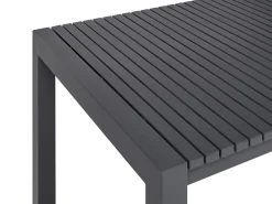 Tavolo da pranzo allungabile da giardino ARDESIO 160/220 cm 90 cm Metallo Grigio scuro