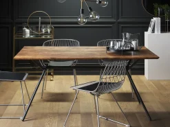 Tavolo da pranzo AMSTERDAM Marrone scuro 160 cm 90 cm