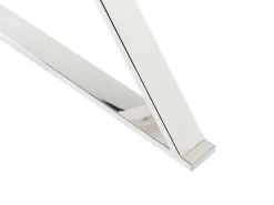 Tavolo da pranzo ATTICA Bianco 120 cm 70 cm Vetro temperato