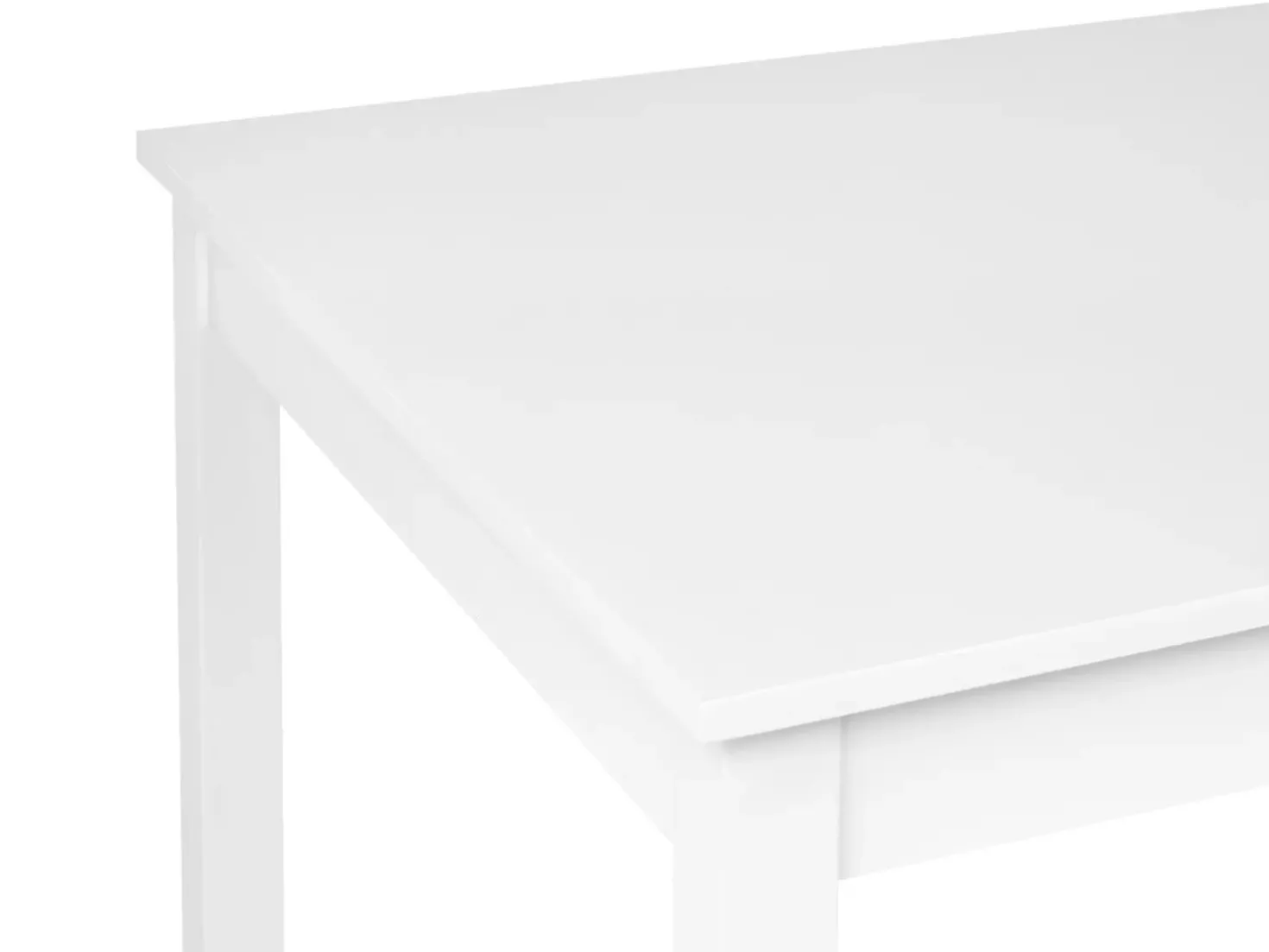 Tavolo da pranzo BARLEE Bianco 120 cm 75 cm Legno di pioppo