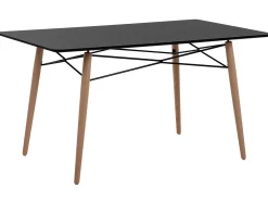 Tavolo da pranzo BIONDI Faggio nero 140 cm 80 cm