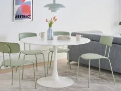 Tavolo da pranzo BOCA Bianco 120 cm 120 cm