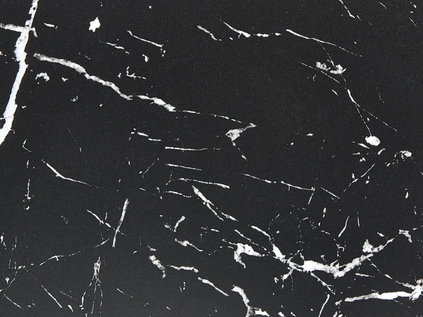 Tavolo da pranzo BOCA Marmo nero 90 cm 90 cm