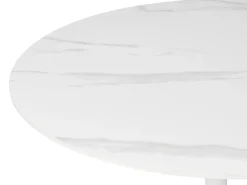 Tavolo da pranzo BOCA Marmo bianco 90 cm 90 cm Ceramica