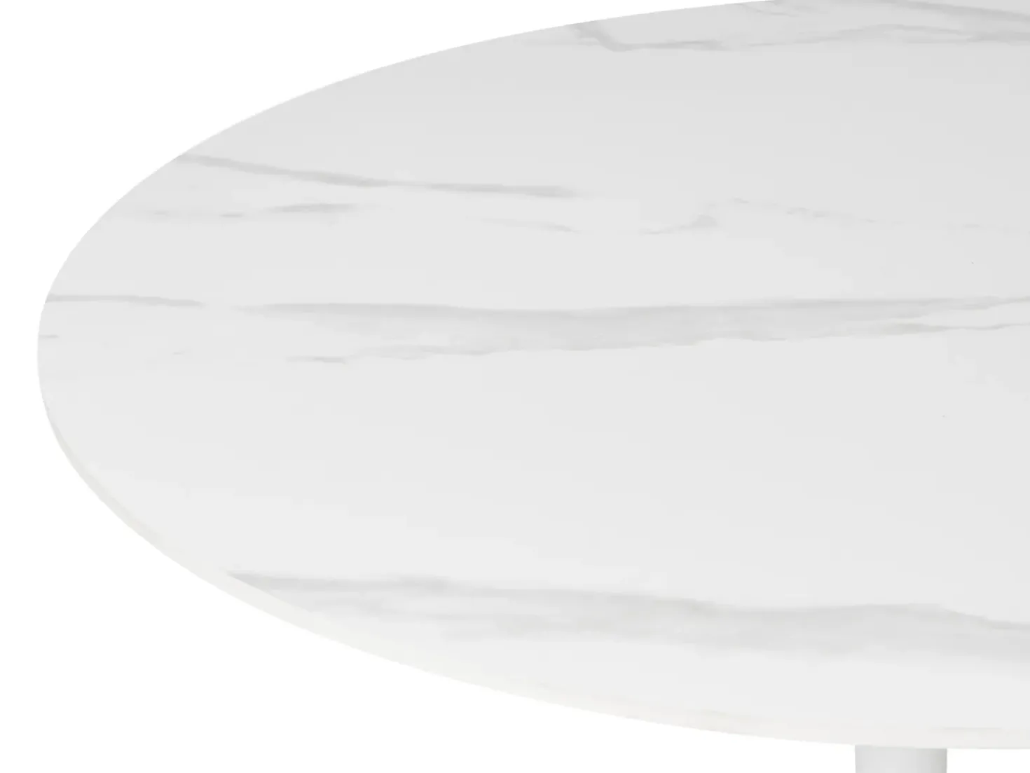 Tavolo da pranzo BOCA Marmo bianco 90 cm 90 cm Ceramica