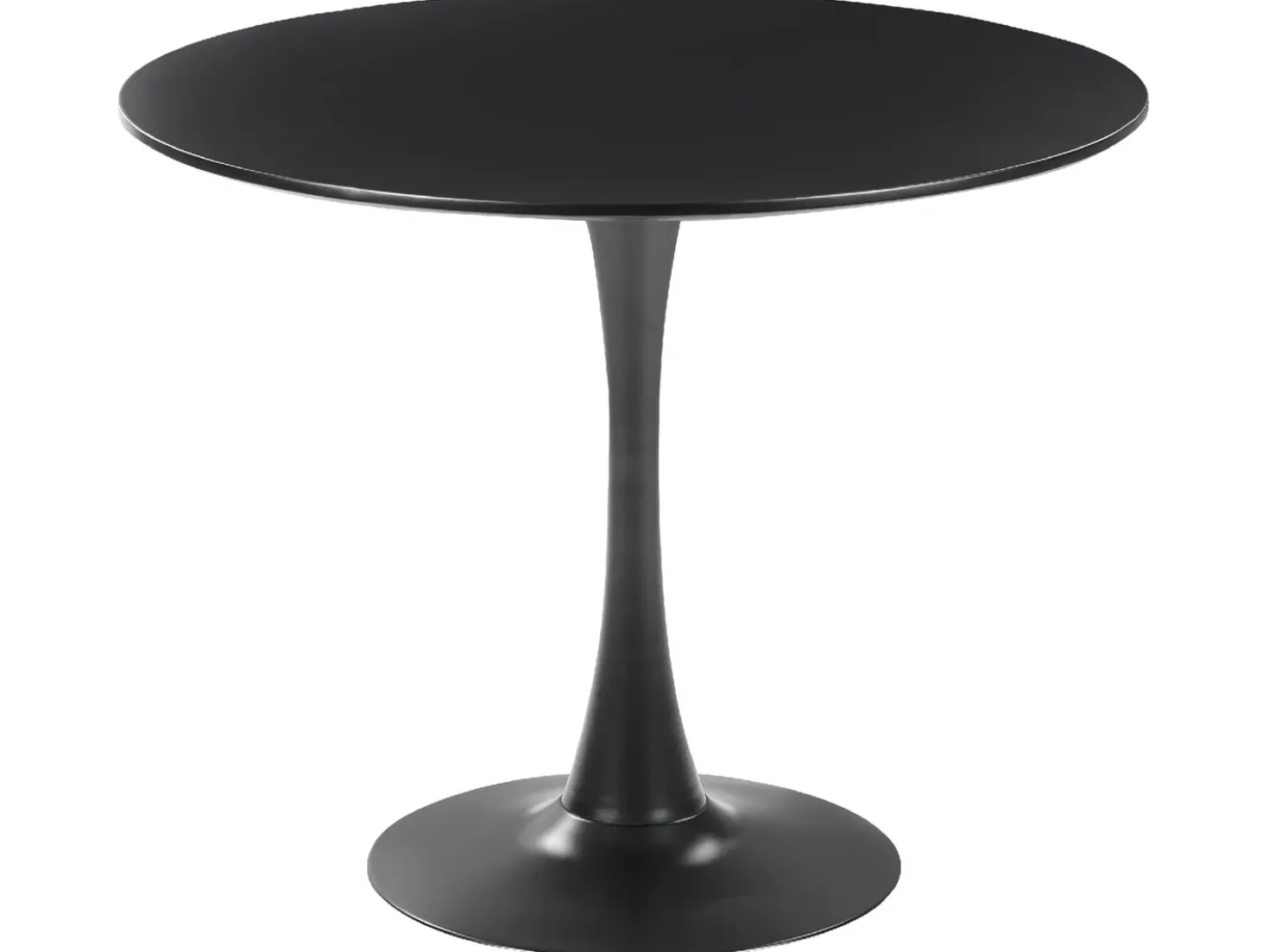 Tavolo da pranzo BOCA Nero 90 cm 90 cm