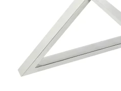 Tavolo da pranzo BOSCO Argento 105 cm 105 cm Vetro temperato