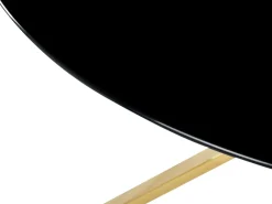 Tavolo da pranzo BOSCO Nero 105 cm 105 cm Vetro temperato