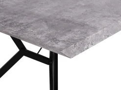 Tavolo da pranzo BUSCOT Grigio effetto cemento 160 cm 90 cm