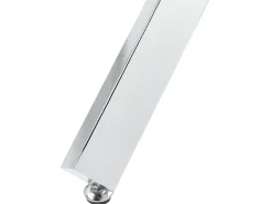 Tavolo da pranzo BUTLER Argento 110 cm 110 cm Vetro temperato