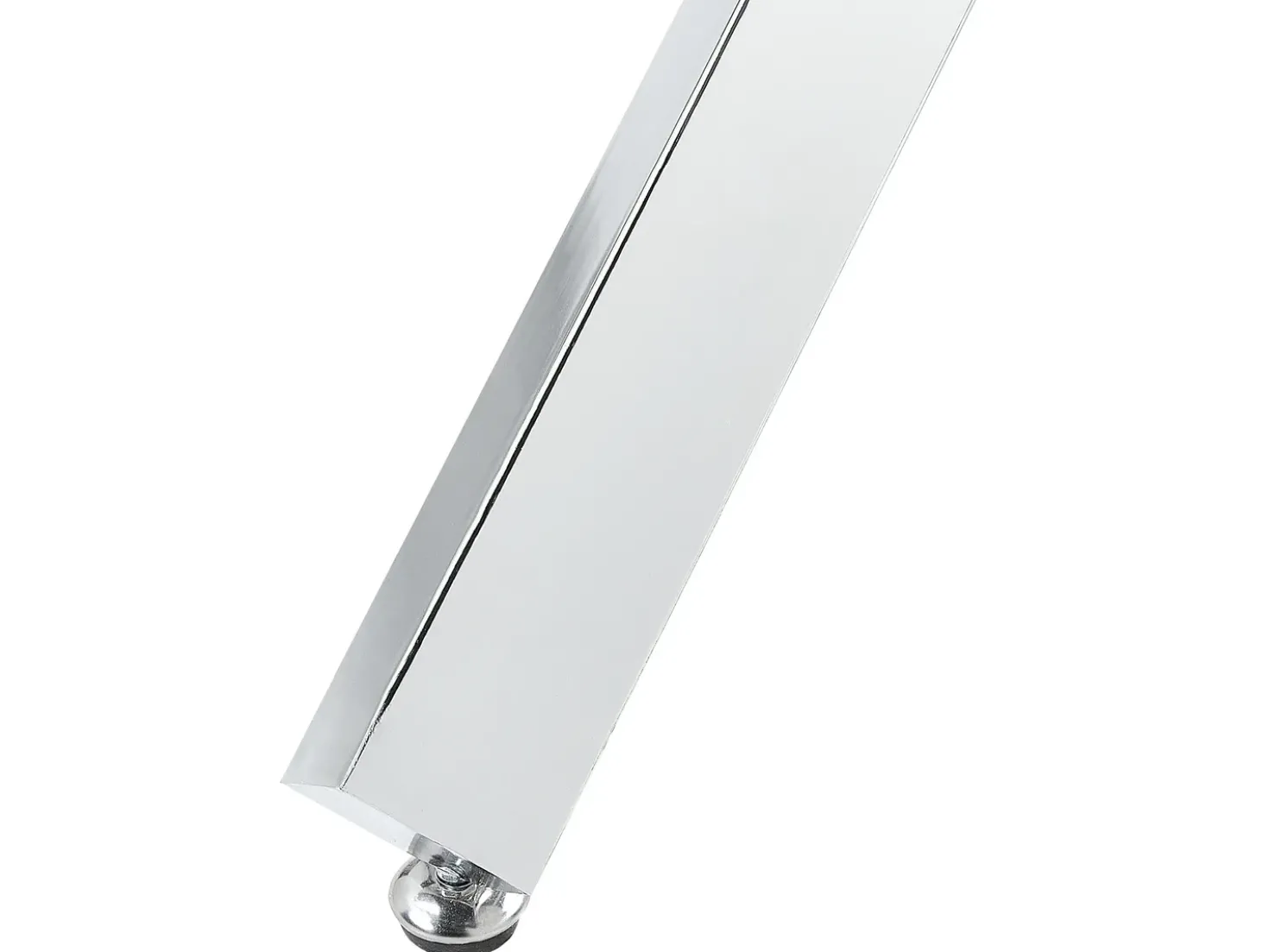 Tavolo da pranzo BUTLER Argento 110 cm 110 cm Vetro temperato