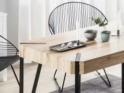 Tavolo da pranzo CAMBELL Marrone chiaro 130 cm 80 cm