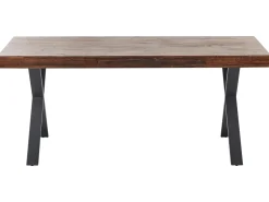 Tavolo da pranzo CLIFTON Marrone scuro 180 cm 90 cm Legno di pino